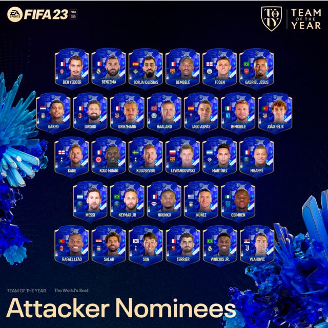 FIFA 23 découvre la liste finale des nominés TOTY avec l'absence de Cristiano Ronaldo 5 FIFA 23 découvre la liste finale des nominés TOTY avec l'absence de Cristiano Ronaldo