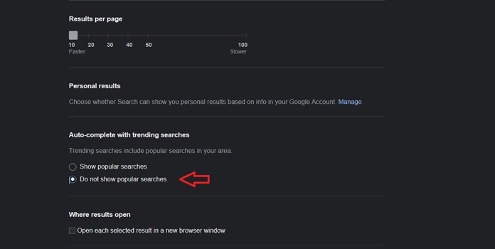 Comment désactiver les recherches de tendances sur Google (mobile et PC) 20 Désactiver les recherches tendance