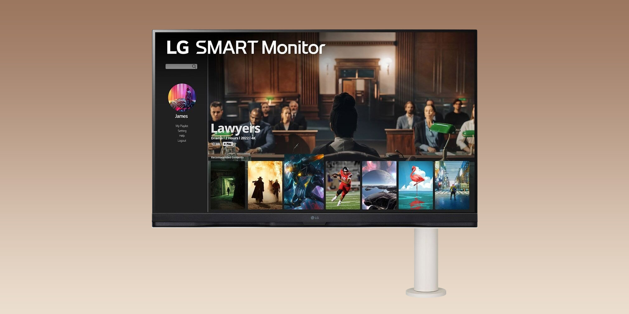 Meilleurs moniteurs USB-C/Thunderbolt pour Mac LG Smart Monitor