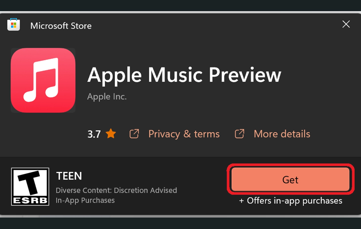 Comment installer Apple Music et Apple TV (Aperçu) sur Windows 11 dès maintenant 6 Comment installer Apple Music sur un PC Windows 11