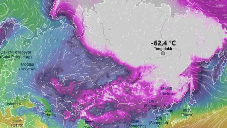 Gelée martienne en Sibérie : température sensationnelle de -62,4°C enregistrée à Tongulakh 1 Gelée martienne en Sibérie : température sensationnelle de -62,4°C enregistrée à Tongulakh
