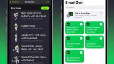 SmartGym pour iOS et Apple Watch bénéficie de routines repensées, de nouveaux widgets et raccourcis, etc. 6 SmartGym pour iOS et Apple Watch bénéficie de routines repensées, de nouveaux widgets et raccourcis, etc.