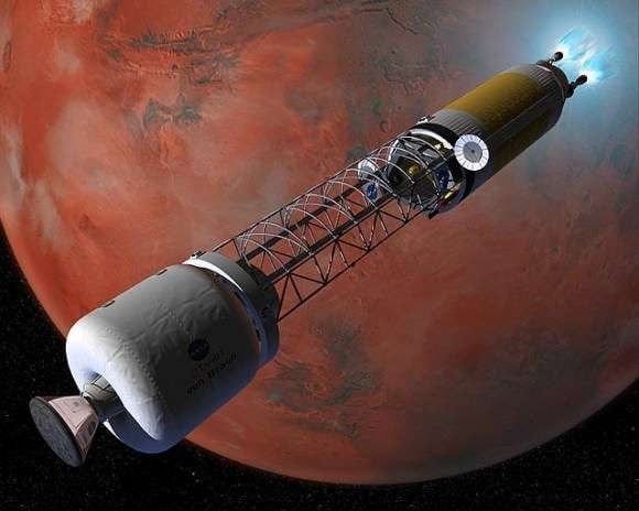 Avec cette fusée nucléaire, vous pouvez vous rendre sur Mars en seulement 45 jours : la NASA a sélectionné le projet 5 Crédit : NASA