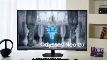 Samsung dévoile l'Odyssey Neo G7 de 43 pouces, son premier moniteur de jeu plat Mini-LED 18 Samsung unveils the 43-inch Odyssey Neo G7, its first flat Mini-LED gaming monitor