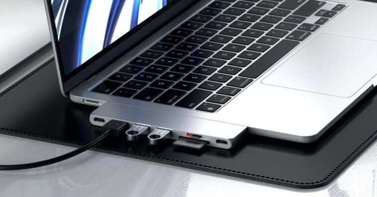 Satechi lance Pro Hub Slim pour M2 Pro/Max MacBook Pro et M2 MacBook Air 1 Satechi lance Pro Hub Slim pour M2 Pro/Max MacBook Pro et M2 MacBook Air