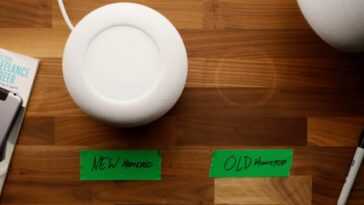 HomePod 2 laisse toujours une impression durable sur les surfaces en bois, mais le câble d'alimentation est facilement remplaçable 23 HomePod 2 laisse toujours une impression durable sur les surfaces en bois, mais le câble d'alimentation est facilement remplaçable