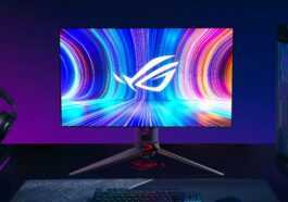 Asus A Un Moniteur Oled Avec Un Dissipateur Thermique Pour