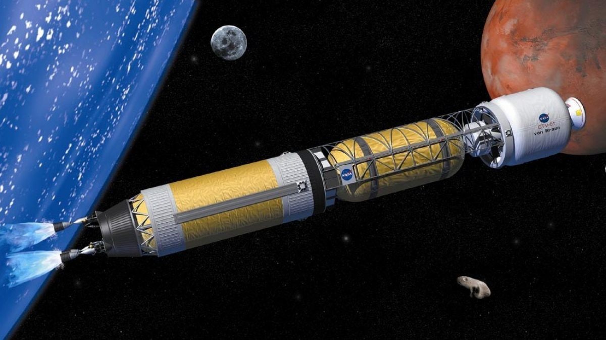 Avec cette fusée nucléaire, vous pouvez vous rendre sur Mars en seulement 45 jours : la NASA a sélectionné le projet 2 Crédit : NASA