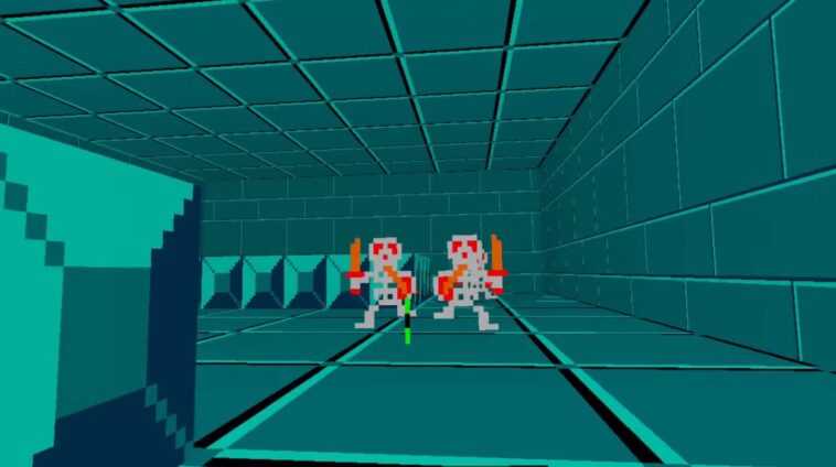 Ce remake NES Zelda VR a été créé à l'aide d'un mod Doom 1 This NES Zelda VR remake was created using a Doom mod