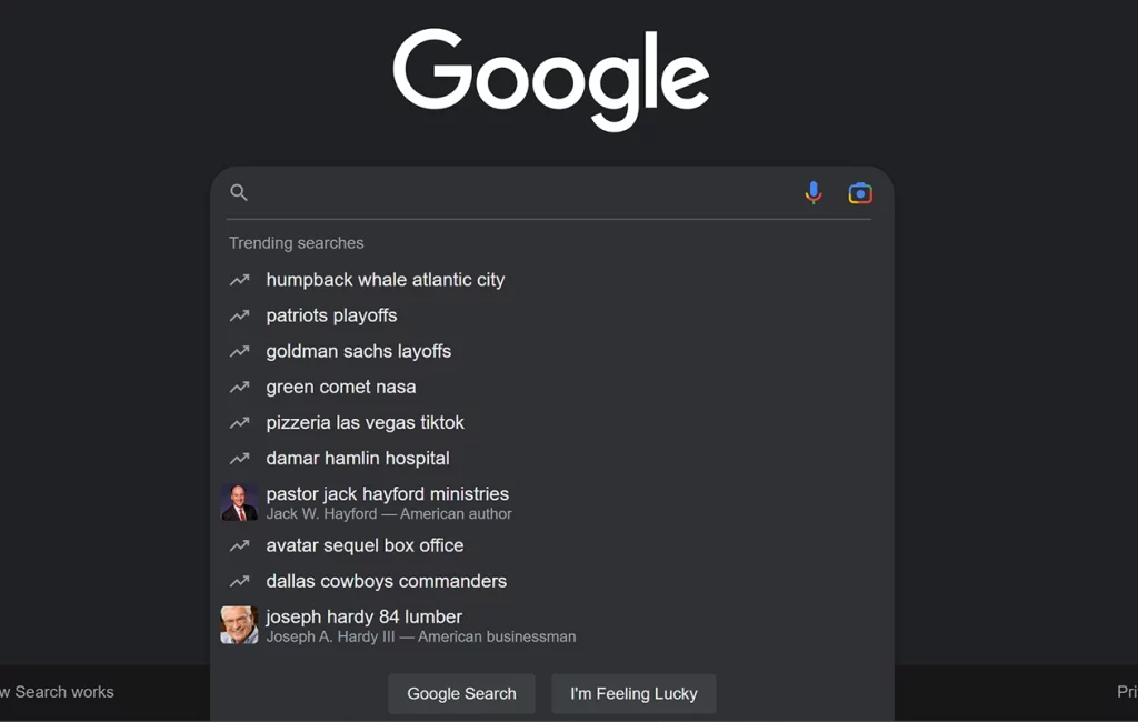 Comment désactiver les recherches de tendances sur Google (mobile et PC) 2 Comment désactiver les recherches de tendances sur Google