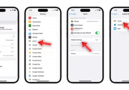 comment faire de google maps par défaut sur iphone
