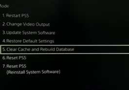comment vider le cache sur ps5