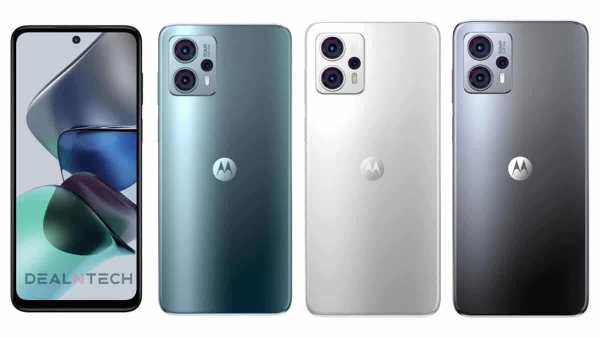 Fuite: le Moto G13 aura des spécifications similaires au G23 3 Moto G13 G23