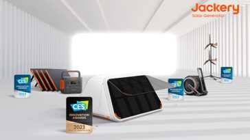 Jackery - Nouveaux produits & Prix CES 2023: LightTent-AIR, Air-W, LightCycle-S1, Générateur solaire 2000 Pro 25 Jackery Ces Awards
