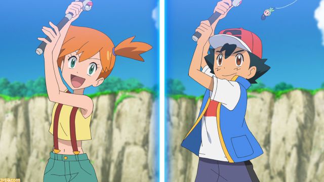 L'anime de Pokémon et la rencontre la plus attendue : Sacha va retrouver Misty et Brock 2 Pokémon