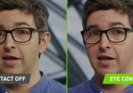 Nvidia Broadcast app tries to simulate eye contact with the camera