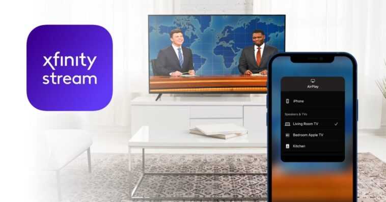 L'application Xfinity Stream permet désormais aux utilisateurs de regarder du contenu via AirPlay sur des appareils compatibles 1 L'application Xfinity Stream permet désormais aux utilisateurs de regarder du contenu via AirPlay sur des appareils compatibles