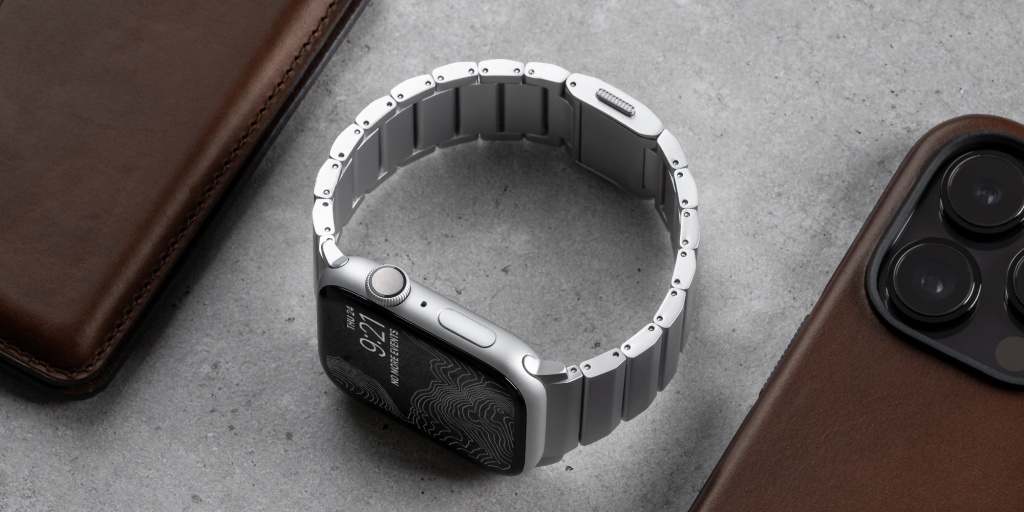 Nomad élargit la collection de bracelets Apple Watch avec deux styles de maillons en aluminium haut de gamme 2 Nomad elargit la collection de bracelets Apple Watch avec
