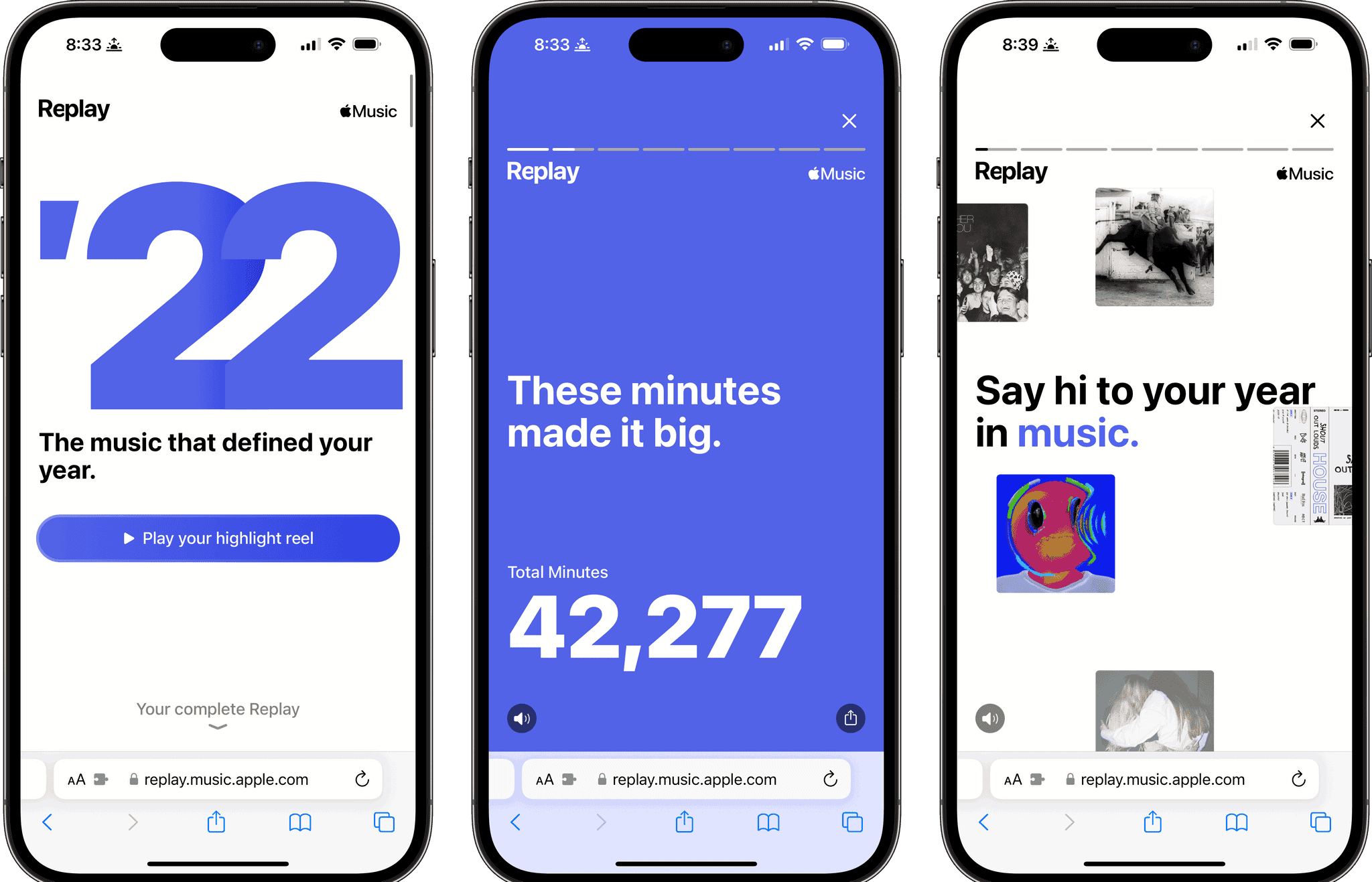 Rejouez votre liste de lecture complète 2022 sur Apple Music Now, Replay 2023 3 Liste de lecture Apple Music