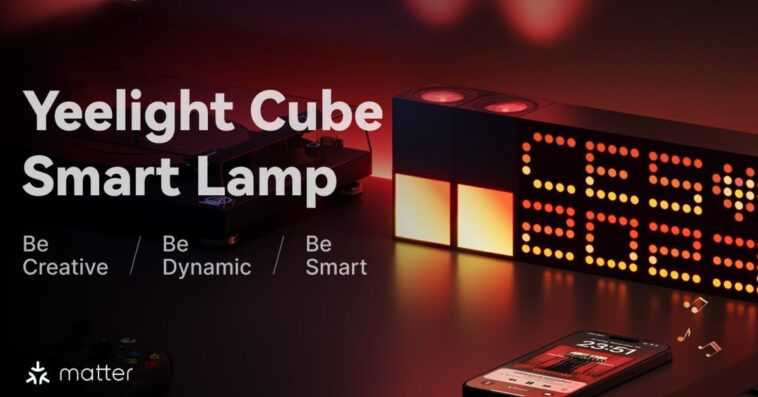 Yeelight lance une nouvelle lampe intelligente Cube compatible avec HomeKit via la norme Matter 1 Yeelight lance une nouvelle lampe intelligente Cube compatible avec HomeKit via la norme Matter