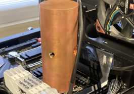 This 8-pound copper cylinder can cool an Intel Core i9 CPU pretty effectively