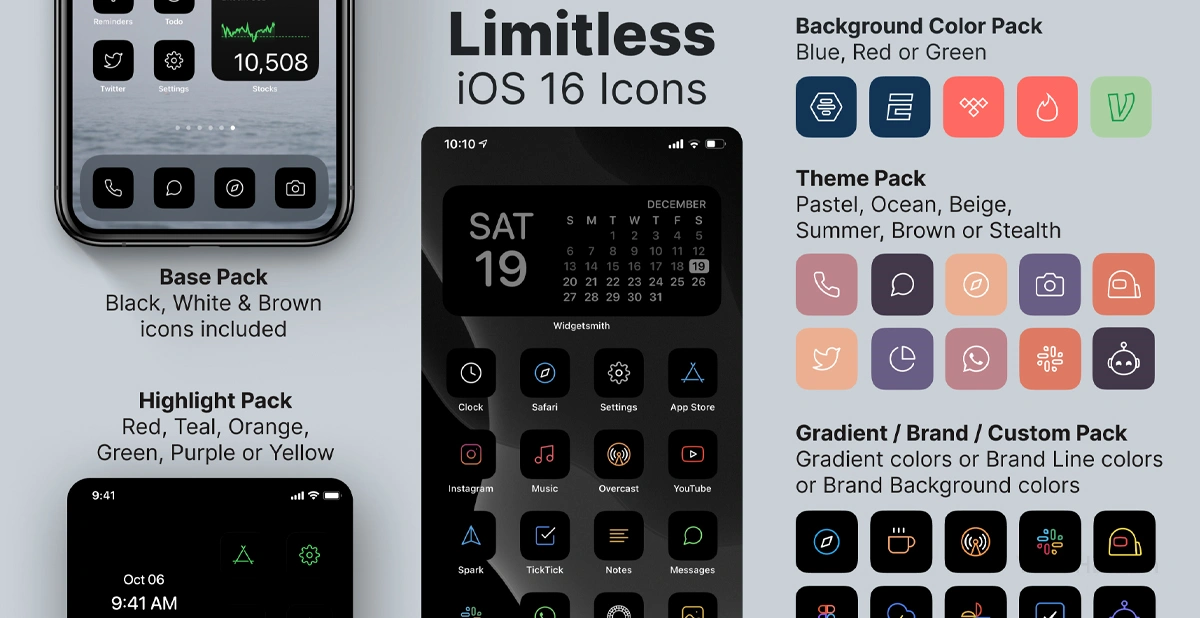 15 meilleurs packs d'icônes pour iPhone et iPad 22 Meilleurs packs d'icônes pour iPhone