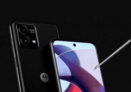 Moto G Stylus 2023 pose dans un rendu qui fuit