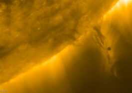 Mercure passe devant le mur de "feu" du Soleil : les images époustouflantes de l'ESA