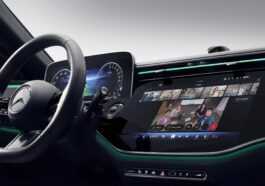 Conférences téléphoniques en voiture à venir pour les berlines Mercedes-Benz Classe E 2024 68 In-car conference calls coming to 2024 Mercedes-Benz E-class sedans