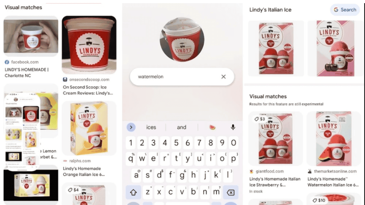 Google Lens Search peut rechercher l'écran sur Android 2 Fonctionnalité de recherche multiple de Google Lens