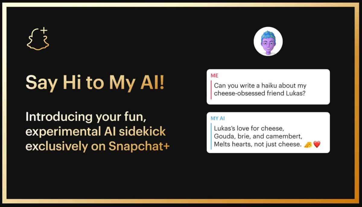 Découvrez Snapchat My AI - Un chatbot propulsé par ChatGPT 4 Snapchat Mon chatbot Ai