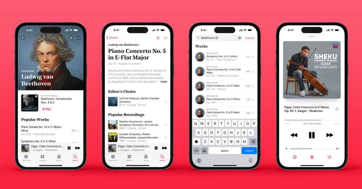 Lancement d'Apple Music Classical le 28 mars, voici un premier aperçu