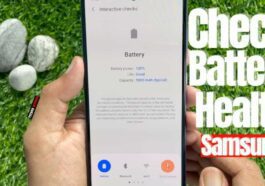 Battery health Samsung