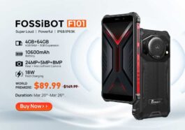 FOSSiBOT F101 Première mondiale : seulement 89,99 $ pour un smartphone robuste avec batterie 4 Go + 64 Go 10600 mAh 25 F101