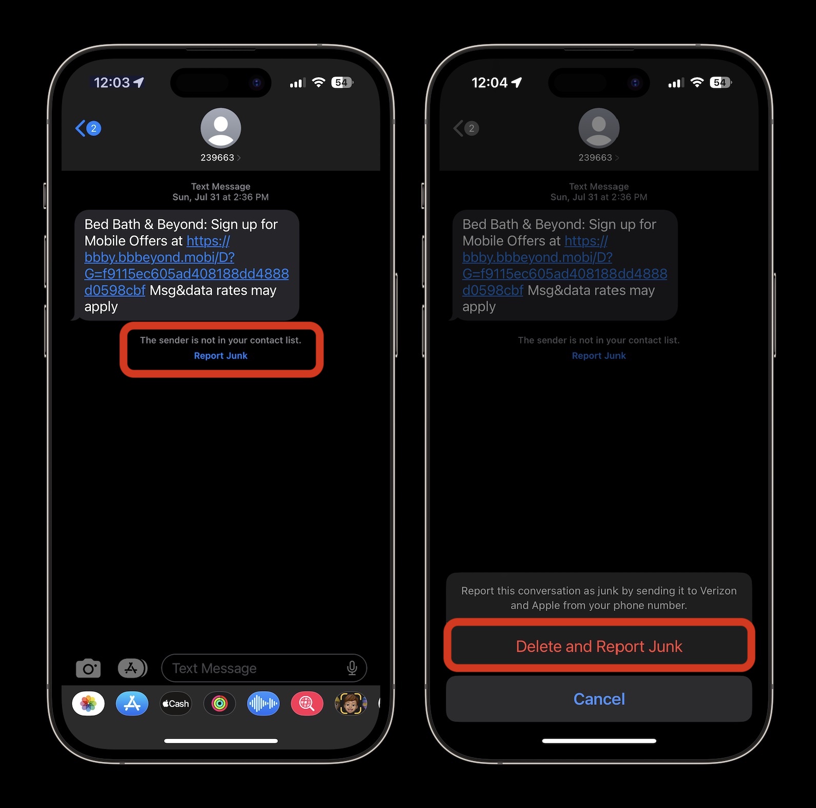 Voici comment bloquer des SMs sur iPhone en quelques clics 3 bloquer les SMS sur iPhone signaler les indésirables