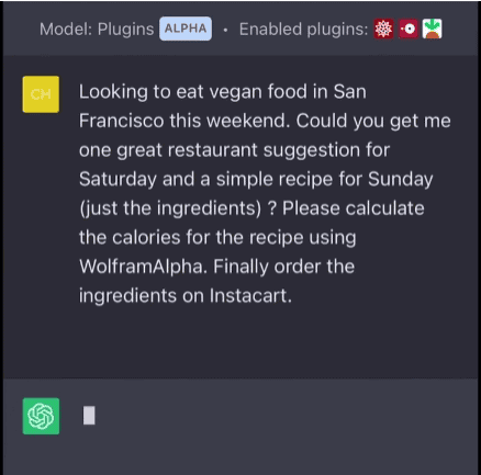 ChatGPT peut désormais accéder à des plug-ins tiers - App Store est ici 6 ChatGPT