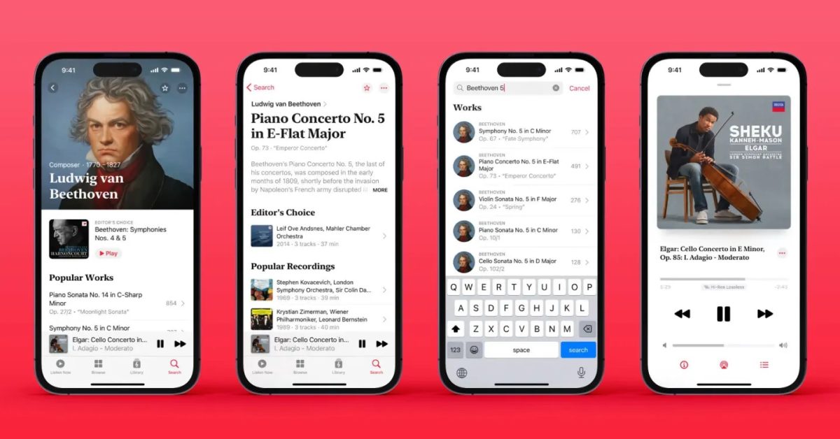 Apple Musical Classical commence le déploiement mondial