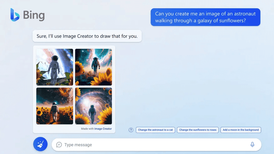 Présentation de DALL-E : Microsoft ajoute le générateur d'images AI à Bing et Edge 2 Microsoft