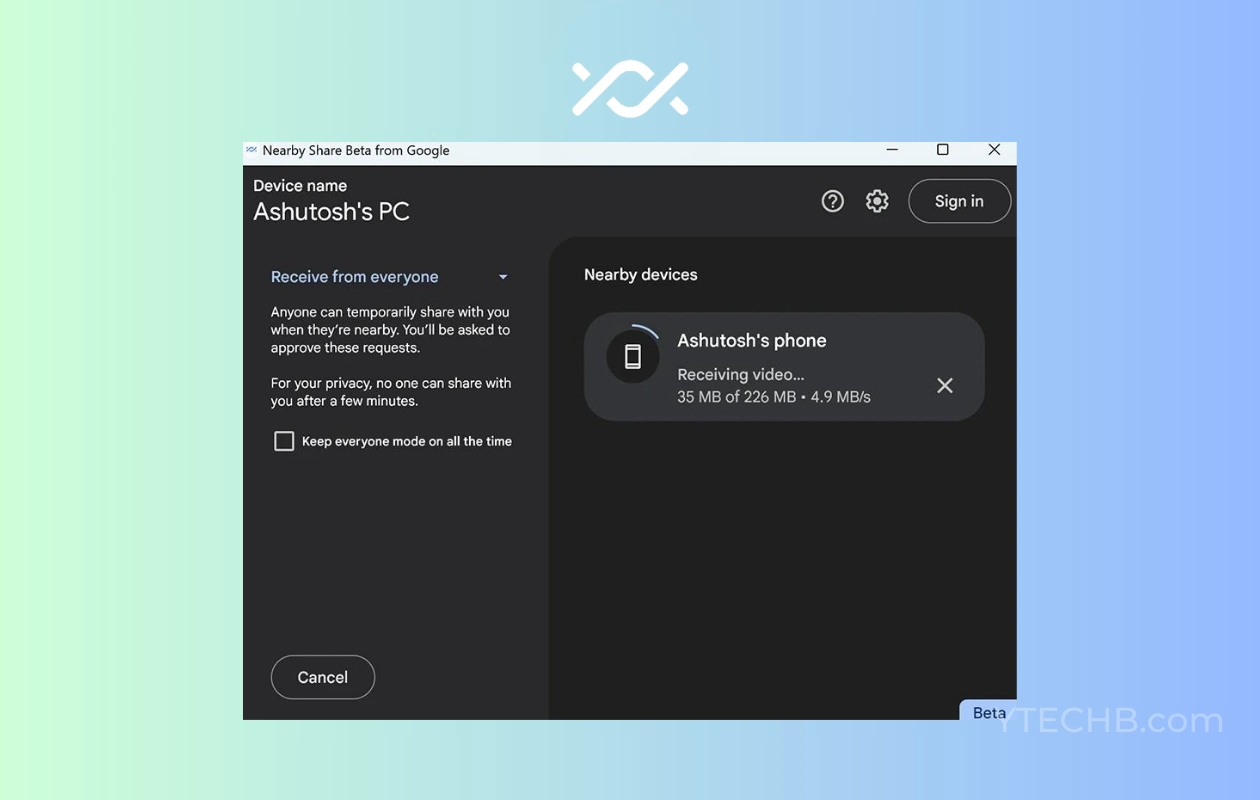 How to transfer files between Android and Windows using Nearby Share