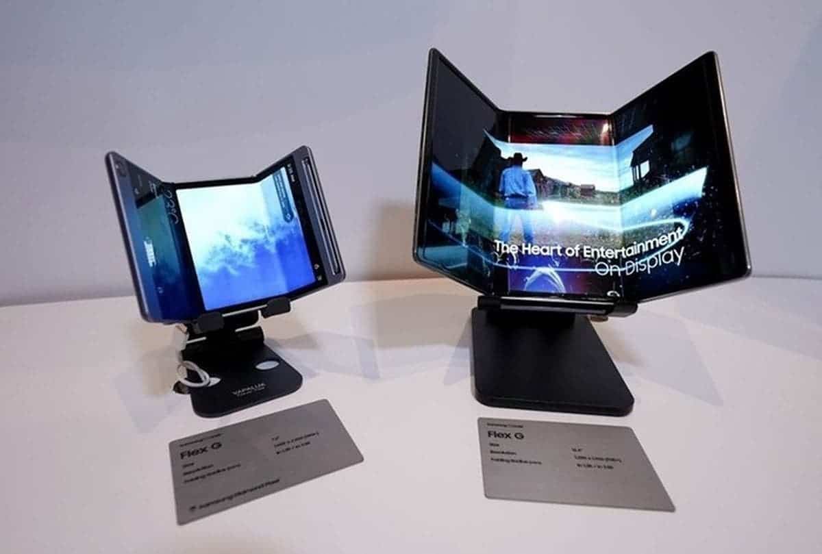 Samsung fléchit ses muscles : dévoile son téléphone pliable « à trois volets » 3 Téléphone pliable "triple" de Samsung