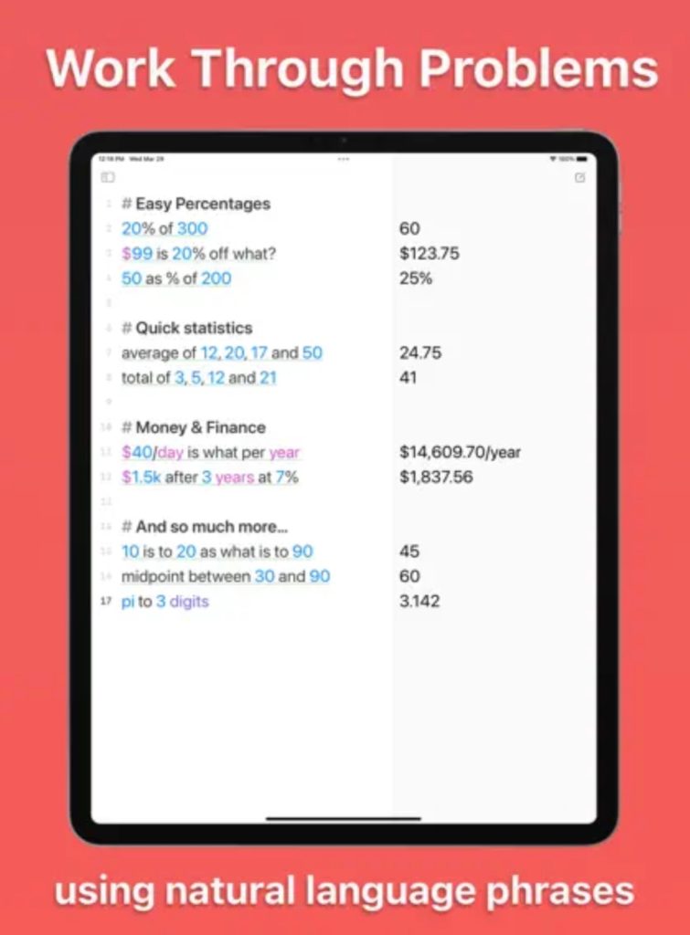 L'application de calculatrice intelligente Soulver débarque sur iPad avec synchronisation iCloud, prise en charge multitâche, etc. 2 1680639607 86 Lapplication de calculatrice intelligente Soulver debarque sur iPad avec synchronisation
