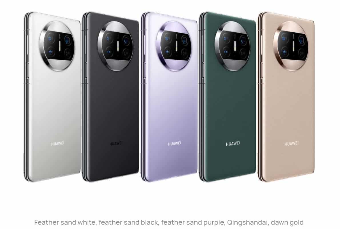 Options de couleur Huawei Mate X3