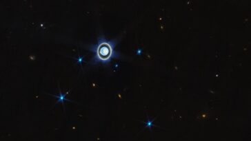 La géante de glace Uranus brille de mille feux dans l'instantané du télescope Webb 14 Ice giant Uranus glows bright in Webb Telescope snapshot