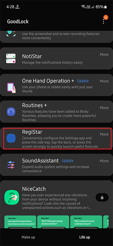 Comment utiliser Back Tap sur Samsung