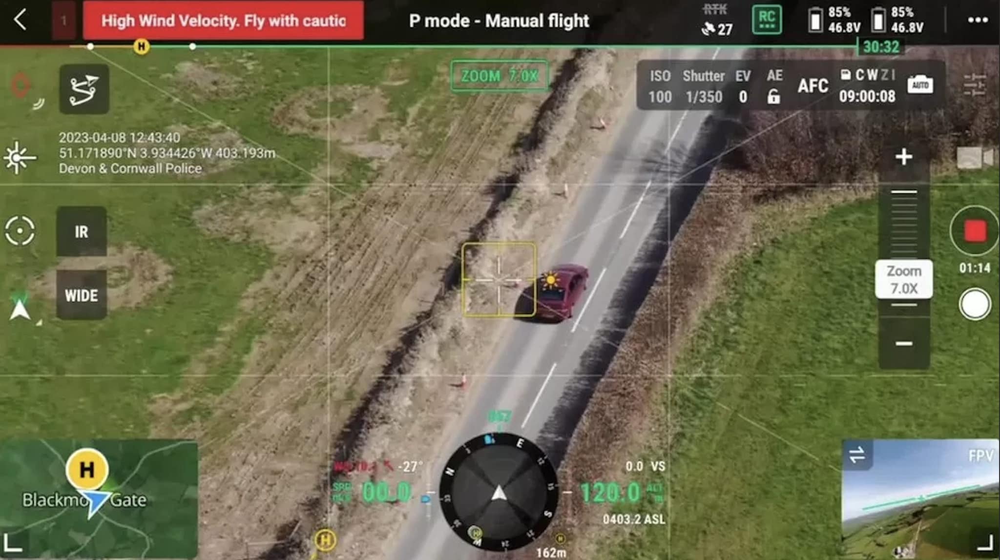 Désormais, les drones sont également utilisés sur les routes pour surveiller les mauvais conducteurs