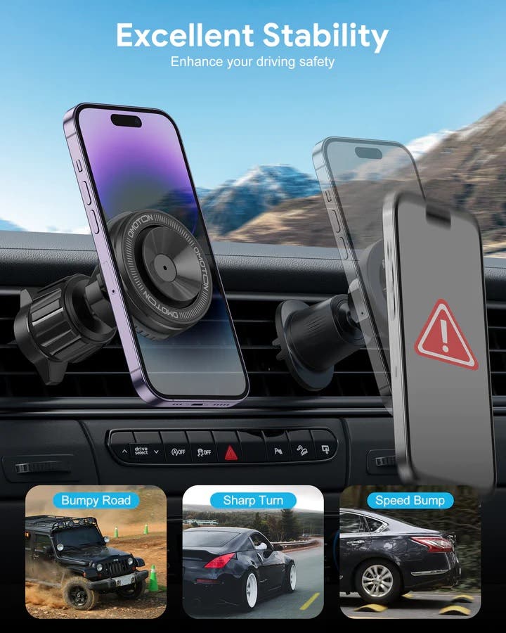 OMOTON lance le support de téléphone de voiture innovant O-Mag DriveSafe pour une expérience de conduite plus sûre 3 1681219204 442 OMOTON lance le support de telephone de voiture innovant O Mag