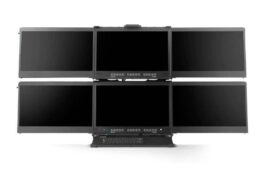 Updated six-screen workstation packs 192 cores, 384 threads, and 3TB of DDR5