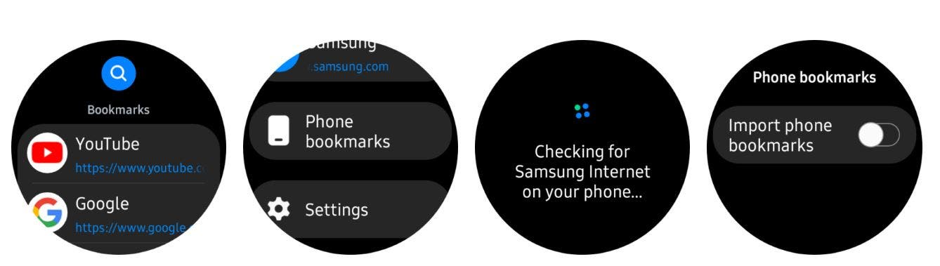 La smartwatch Wear OS Galaxy peut naviguer directement sur le Web 4 Porter le système d'exploitation
