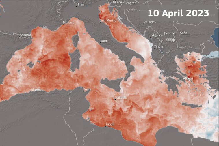 Température record en Méditerranée en avril, +3°C par rapport à la moyenne historique : quels risques ? 1 Température record en Méditerranée en avril, +3°C par rapport à la moyenne historique : quels risques ?