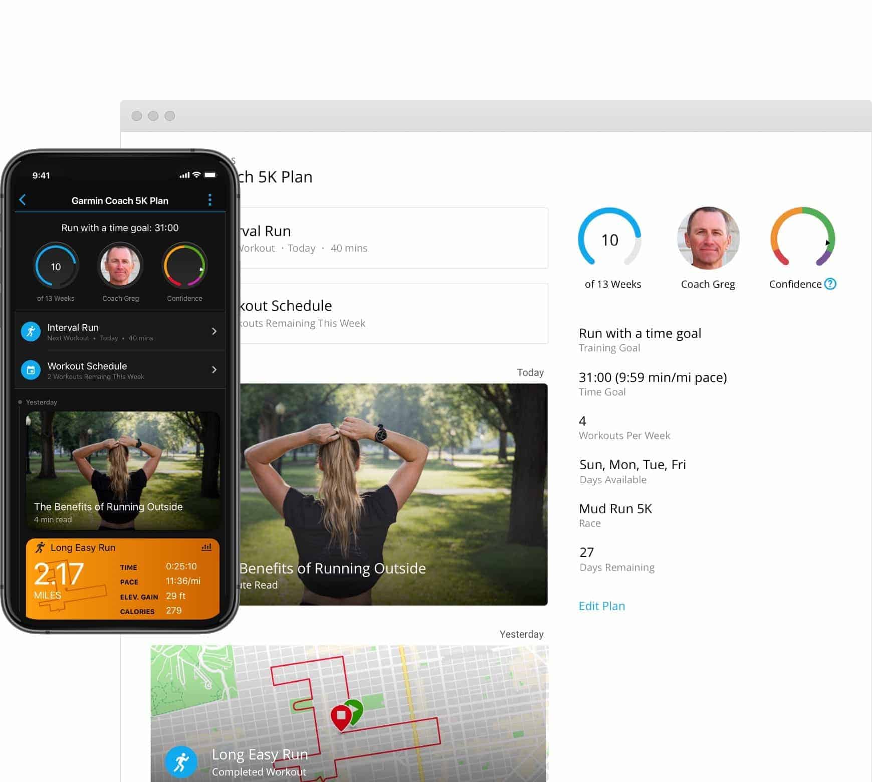 Application Garmin Connect